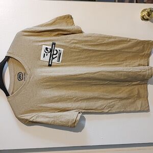 Men's Echo Unltd Beige T-shirt Size Large